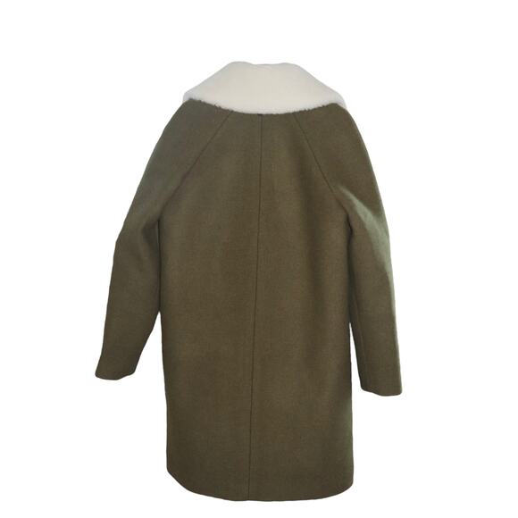 Madewell Eldridge Insuluxe Wool Blend Zip Coat Size Small - Picture 2 of 8